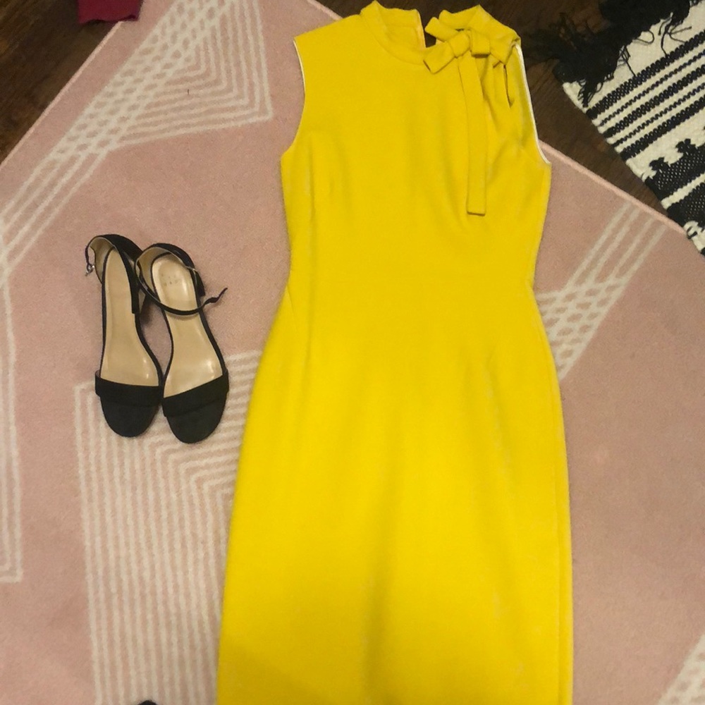 Zara yellow dress